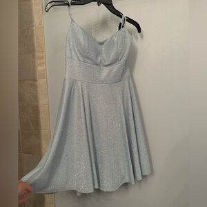 Sparkling Light Blue Dress